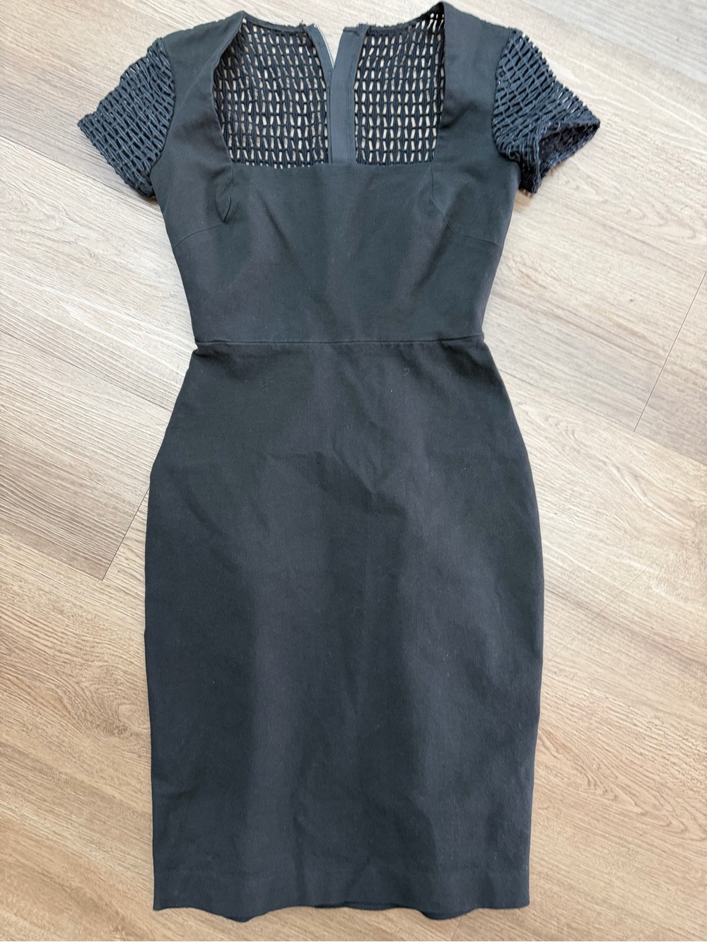 Roland Mouret for Banana Republic Classic Black Sheath Dress Sz 0